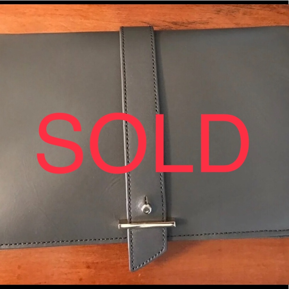 Cole Haan leather Large wallet - Dark Grey NWOT